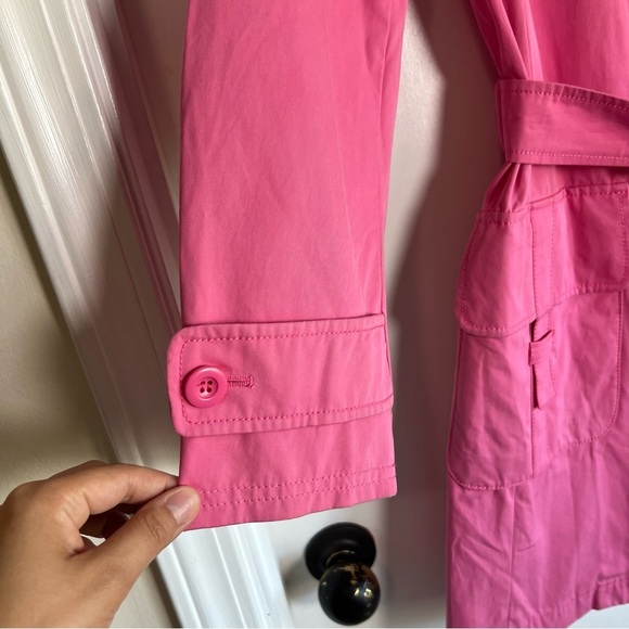 Max Mara Weekend Barbie Pink Belted Trench Coat, Size 8 - Picture 4 of 15